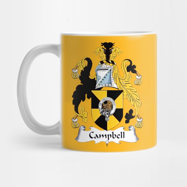 Campbell Clan Crest T-Shirt by D_AUGUST_ART_53